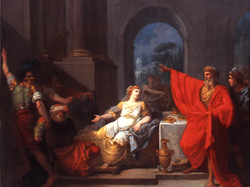 1752-Jean Bonvoisin - Haman confuso da Ester